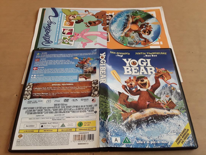 Yogi Bear - NORDIC Region 2 DVD (Warner Home Video)
