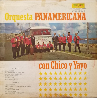 Orquesta Panamericana con Chico y Yayo – Vol 3 LP 1963