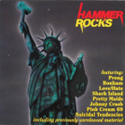 HAMMER ROCKS :: HEAVY METAL COMPILATION :: VINYYLI LP 1990 - pikkukuva 1