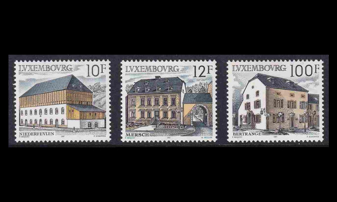Luxemburg 1180-2 ** Maaseutuarkkitehtuuria rakennuksia (1987