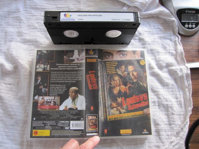 laulava salapoliisi- vanha VHS ( MEL GIBSON )