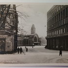 Helsinki, näkymä Rautatieasemalle, talvikuva, p. 1928 - pikkukuva 1