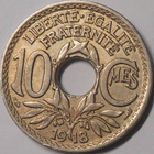 France. 10 centimes 1918. - pikkukuva 1