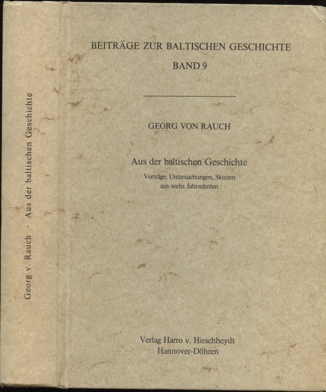 von Rauch: Beiträge zur baltischen Geschichte 9 (1980)