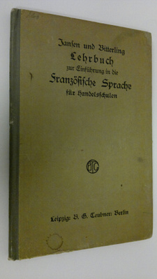 W. Jansen : Lehrbuch zur Einfuhrung in die Französische S...