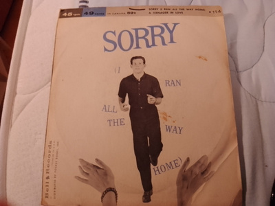 Johnny Newton & The tags - A teenager in love 7"