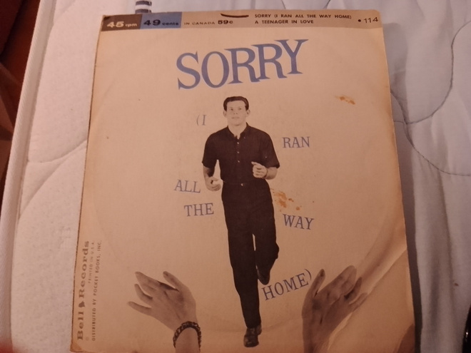 Johnny Newton & The tags - A teenager in love 7"