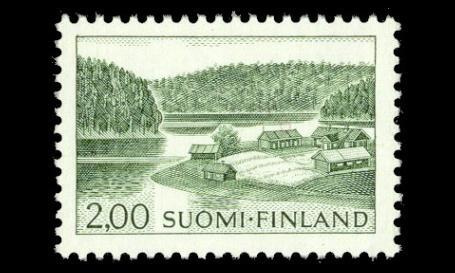 587x ** Maalaismaisema x-paperi (1964)