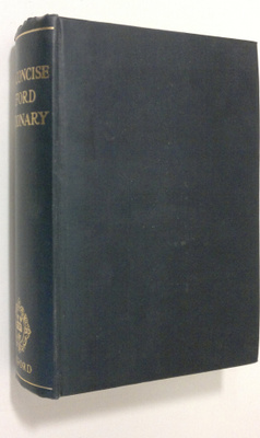 The Concise Oxford Dictionary of current English