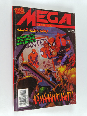 Mega-Marvel 2/1999 : Hämähäkkimies, tuomari ja hopeasurffari