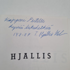 Antti Arve : Hjallis (signeerattu, tekijän omiste) - pikkukuva 3