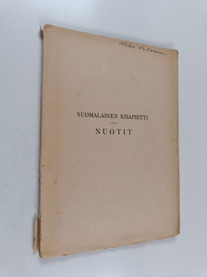 Anni Collan : Suomalainen kisapirtti : nuotit