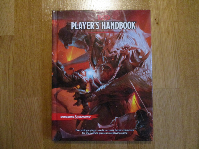 D&D PLAYER'S HANDBOOK  DUNGEONS & DRAGONS  2014 kovakantinen