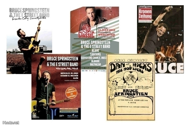 BRUCE SPRINGSTEEN - julistesetti A4 x 5 (UPEA lahja!!!) #2