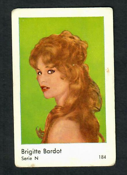 Keräilykuva - Brigitte Bardot Serie N 184