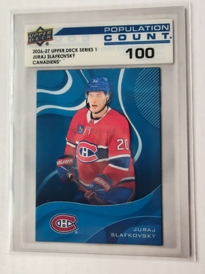 Juraj Slafkovsky 2026-27 UD Series 1 Population Count 100