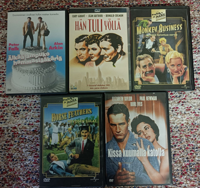 viisi klassiko DVD-fimiä