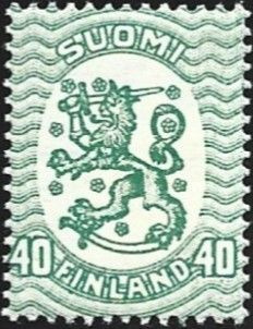 1929 M-17 Saarinen 40 p sinertävänvihreä ** LaPe 101 B vp