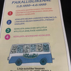 Aikataulut linja-autoliike Vesanen Heinola 1998-1999 - pikkukuva 1