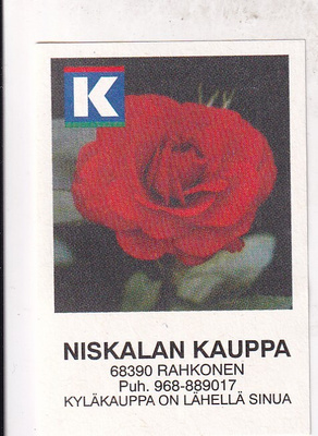 Rahkonen, Niskalan Kauppa. Kesko, Ruusu , s80