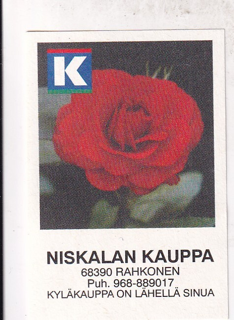 Rahkonen, Niskalan Kauppa. Kesko, Ruusu , s80