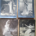 neljä vintage taidekorttia -  1900-luku alku - pikkukuva 1