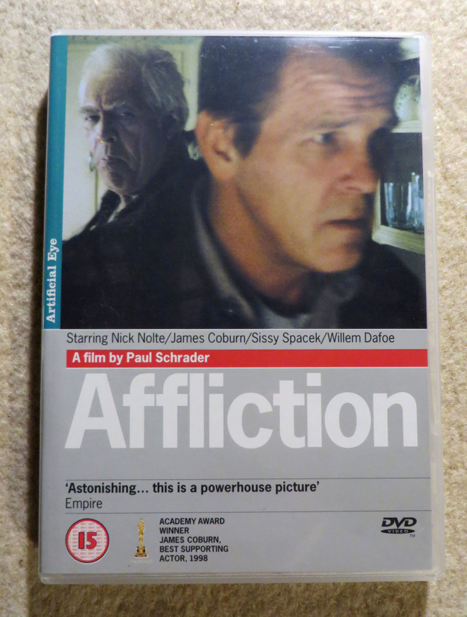 Schrader: AFFLICTION DVD - Nolte, Coburn, Spacek, Dafoe