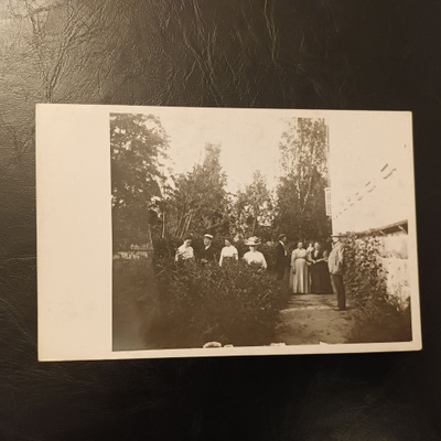 Liminka, pappila, Vanha kuva 1909.