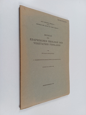 Widar Brenner : Beiträge zur edaphischen Ökologie der Veg...