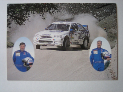 Ford rallikortti 13 C: Ford Escort Cosworth / Juha Kankkunen