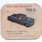 Kahvilappu OKA- Autosarja WILLYS AERO LARK DE LUXE - pikkukuva 1