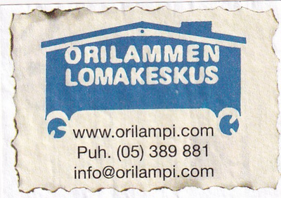 Orilampi. Orilammen Lomakeskus,    s61