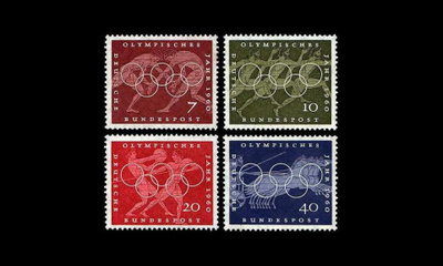 Saksa 332-5 ** Rooman kesäolympialaiset (1960)