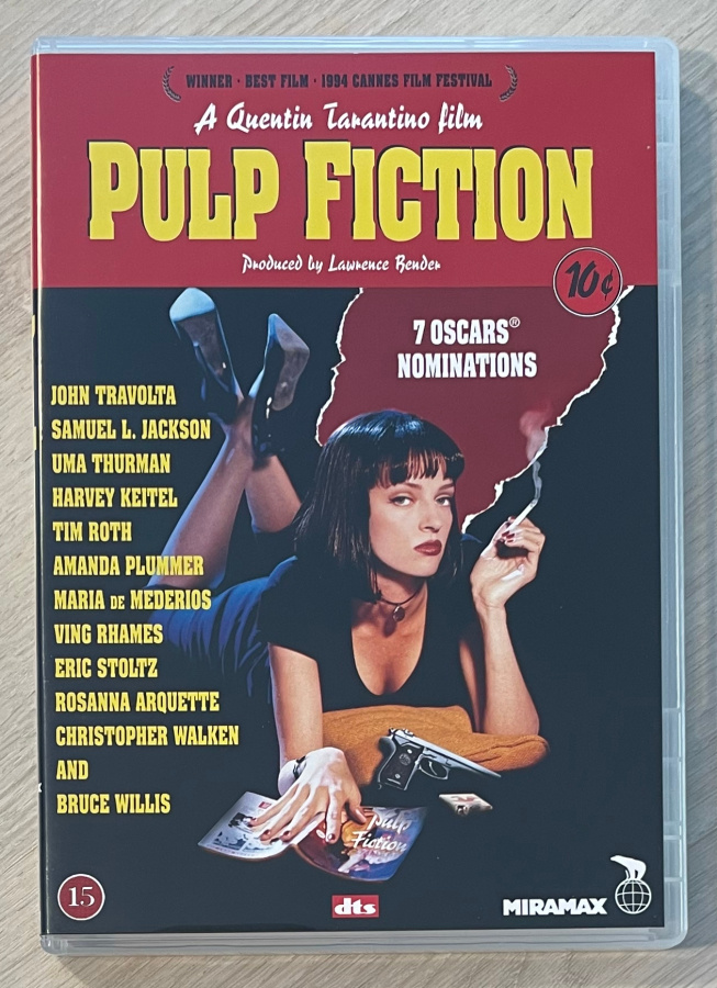 Quentin Tarantino: PULP FICTION (1994) 7 Oscarin ehdokas