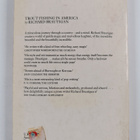 Richard Brautigan : Trout fishing in America : a novel - pikkukuva 2