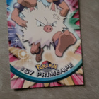 Primeape #57 Pokemon 1999 Topps TV blue logo card - pikkukuva 1