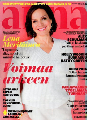 Anna n:o 46 2017 Lena. Alex. Kirsi Piha. Anna. Annakka.