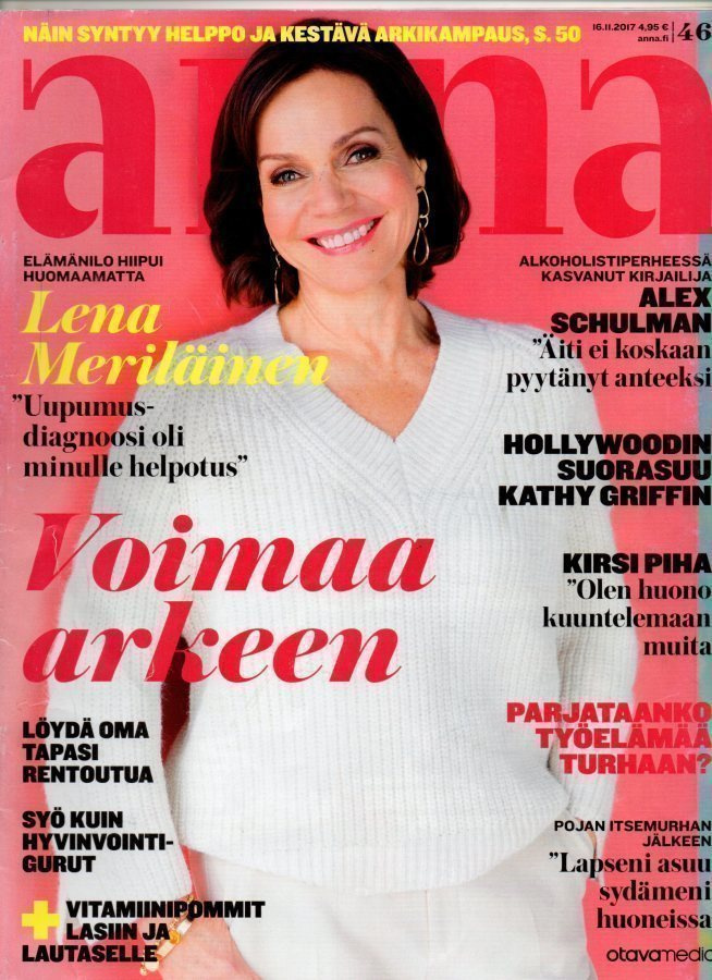 Anna n:o 46 2017 Lena. Alex. Kirsi Piha. Anna. Annakka.