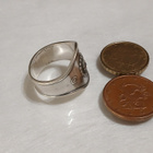 Kalevala koru, hopea sydän sormus 925 kk M9 - pikkukuva 3