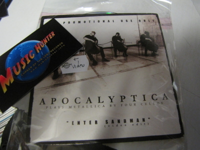 APOCALYPTICA - ENTER SANDMAN PROMO CD SLEEVE