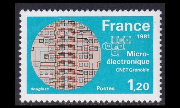 Ranska 2245 ** Mikroelektroniikan tutkimus (1981)
