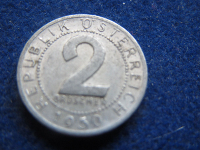 2 groschen 1957. Itävalta- Austria