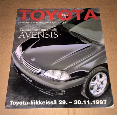 TOYOTA PLUS AUTOILIJAN UUTISLEHTI 4 / 1997