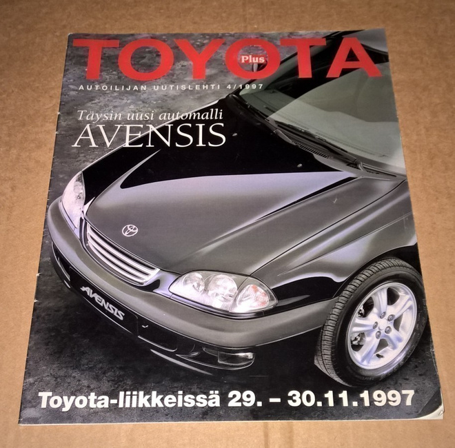 TOYOTA PLUS AUTOILIJAN UUTISLEHTI 4 / 1997