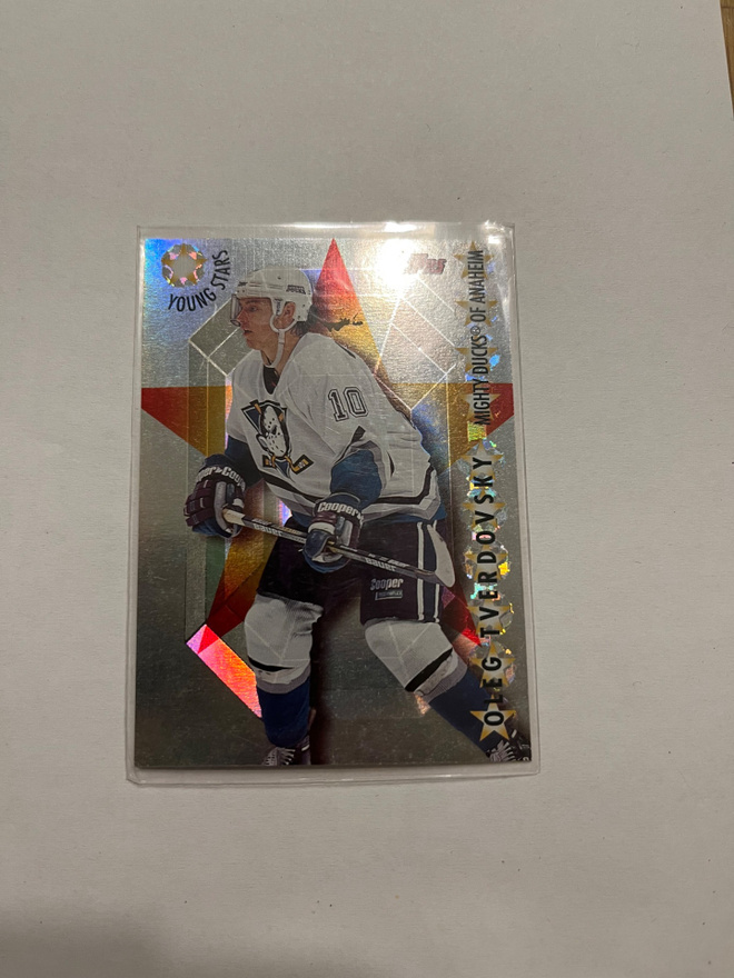 1995-96 Topps Young Stars Oleg Tverdovsky #YS7