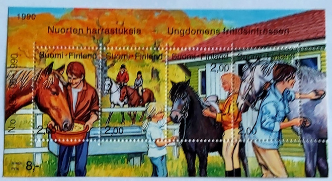 NUORTEN HARRASTUKSIA/RATSASTUS 8.10.1990