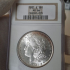 Morgan dollar 1881 S MS64 - pikkukuva 1