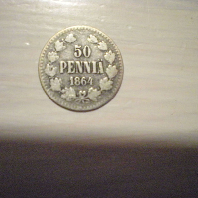 50 penniä 1864
