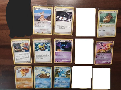 Pokemon Mysterious Treasures Sarjan kortteja yksittäin