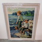 Orvo Raatikainen 1914-2000 "Onkipojat" - pikkukuva 1